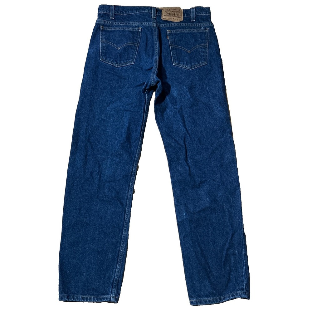 Vintage Levi's 505 Jeans Men's 34x30 Regular Fit Straight Leg Orange Tab 90s - Picture 2 of 9